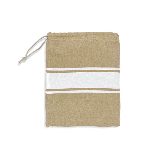 1106 Monica - Telo Mare In Cotone Richiudibile A Sacca