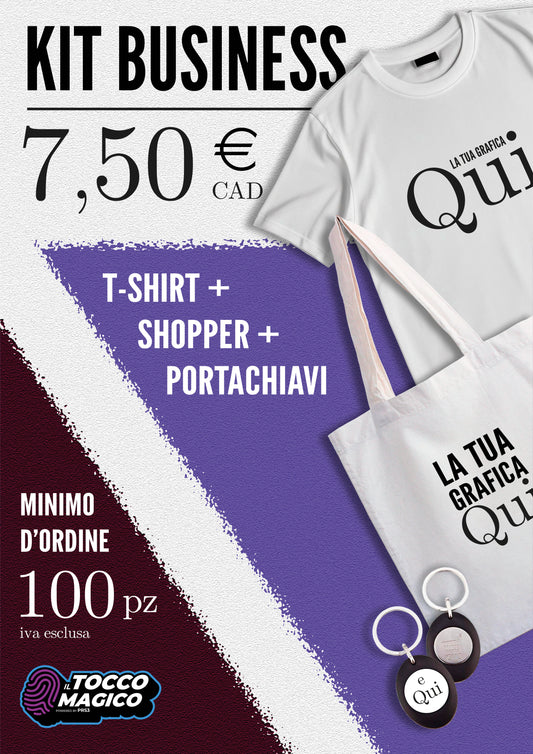 PROMO TSHIRT, PORTACHIAVI E SHOPPER